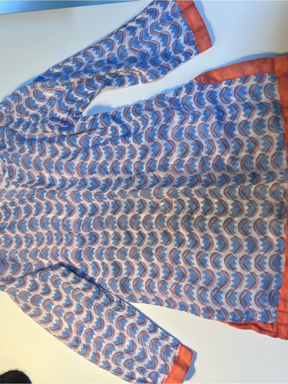 Oliphant Toddler Girls Swim Cover Tunic Dress Size 4T Geometric Floral Print
